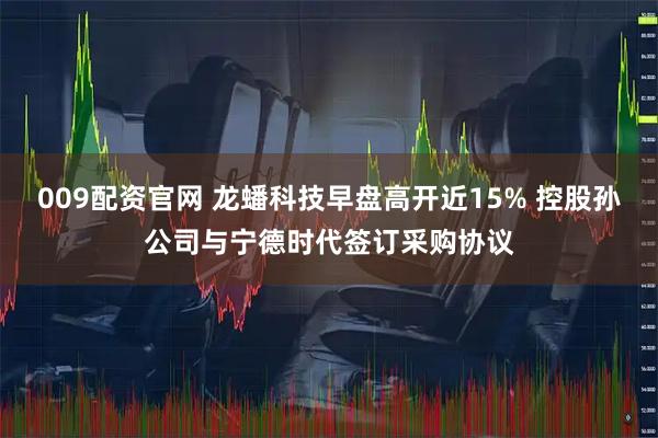 009配资官网 龙蟠科技早盘高开近15% 控股孙公司与宁德时代签订采购协议
