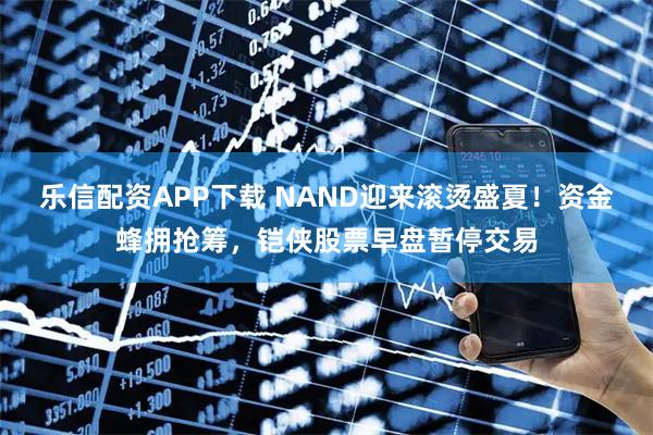 乐信配资APP下载 NAND迎来滚烫盛夏！资金蜂拥抢筹，铠侠股票早盘暂停交易