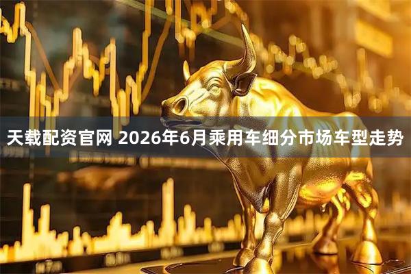 天载配资官网 2026年6月乘用车细分市场车型走势